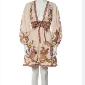 ZIMMERMANN CASSIA LINEN MINI